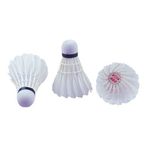 3 Adet Beyaz Badminton Topu BT-0 Beyaz