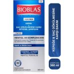 3 Adet Bioblas Men Şampuan 360 ml Kepeğe ve Saç Dökülmesine Karşı Etkili