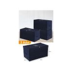 3 Adet - Büyük Boy Lacivert Hurç - 74 x 46 x 46 cm