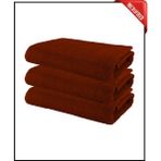 3 Adet Büyük Boy Mikrofiber 50 x 90 cm , Fitness Havlusu , Spor Havlusu , Boya Tutmaz Kuaför Havlusu - Kırmızı