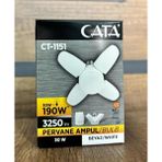3 Adet Cata CT-1151 30 Watt 4 Kollu Pervane LED Ampul Beyaz
