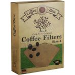 3 Adet Coffe Time Kahve Filtre Kağıdı No:4 100'LÜ