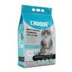 3 Adet Croque Fresh Marsilya Sabunu Kokulu Bentonit Topaklanan Kedi Kumu 5 L