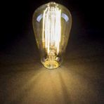 3 ADET CT 4284 Cata 6W Rustik Led Ampul Amber 2700k E27