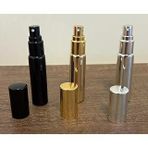 3 Adet Doldurulabilir Cep Parfüm Spreyi Gold Silver Black Renk Cam Parfüm Şişesi 10ML