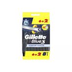 3 Adet Gillette Blue3 Comfort Slalom Kullan At Tıraş Bıçağı 6 'Lı +2'Li Hediye