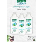 3 Adet Green Clean Bitkisel Çamaşır Suyu 1 lt ve ROSIE