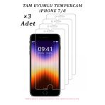 3 Adet İphone Se1 / Se2 / Se3 Modelleriyle Uyumlu Temperli Cam Ekran Koruyucu Kırılmaz Cam (3 Adet)
