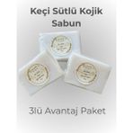 3 Adet Keçi Sütlü Özlü Kojik Asit Sabun 110GR x 3 Adet Avantaj