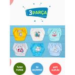 3 Adet Kız - Erkek Lüx Çocuk Alıştırma Külodu (Modellerde Farklılık Olabilir) - 4 - 5 Yaş
