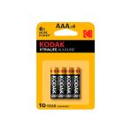 3 ADET Kodak Xtralife Alkalin İnce Pil 4'lü