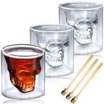 3 adet kuru kafa bardağı, 250 ml çift duvarlı bardak, çift duvarlı kahve bardakları, Latte Macchiato bardakları, 3 kaşık, cam bardak, kokteyl bardakları, viski ve votka Absinth için likör bardakları