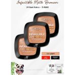 3 Adet Loreal Paris Infaillible 24H Matte Bronzer 250 Light Clair ve Rosıe