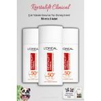3 Adet Loreal Paris Revitalift Clinical Spf 50+ Yüz Güneş Kremi 50 ml ve Rosıe