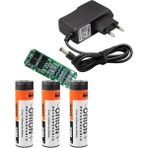 3 Adet Orion Li-Ion Pil, 3s 20A Bms. ve 12 Volt 1 Amper Adaptör