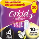 3 Adet Orkid Ultra Platinum Extra Gece Plus 20'li