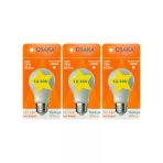 (3 Adet) Osaka 12Volt 10W (75W) Beyaz Işık (6500K) E27 Duylu (Kalın Duy) Led Ampul