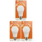 (3 Adet) Osaka 12W (90W) Beyaz Işık (6500K) E27 Duylu (Kalın Duy) Led Ampul