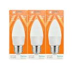 (3 Adet) Osaka 7W (50W) 3000K (Sarı) E27 Duylu (Kalın Duy) Mum Led Ampul
