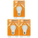 (3 Adet) Osaka 7W (50W) Beyaz Işık E27 Duylu (Kalın Duy) Led Ampul