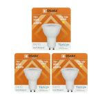 (3 Adet) Osaka 7W (50W) Sarı Işık (3000K) Gu10 Duylu Led Spot Ampul