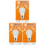 (3 Adet) Osaka 7W (50W) Sarı Işık E27 Duylu (Kalın Duy) Led Mini Ampul