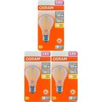 (3 Adet) Osram 6,5W (60W) 2700K (Sarı Işık) Dim Edilebilir E27 Duylu (Kalın Duy) Led Şeffaf Ampul