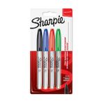 3 Adet Sharpie Fine Permanent Markör Kalem Standart Renkler 3+1 Paket