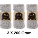 3 Adet Slim Supra Ip 200 Gram Mumlu Ip 3X200 Gram (Toplam 600 Gram) - Gümüş