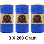 3 Adet Slim Supra Ip 200 Gram Mumlu Ip 3X200 Gram (Toplam 600 Gram) - Mavi
