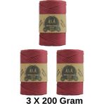 3 Adet Slim Supra Ip 200 Gram Mumlu Ip 3X200 Gram (Toplam 600 Gram) - Vişne