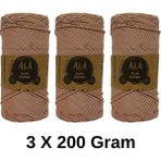 3 Adet Slim Supra Ip 200 Gram Mumlu Ip 3X200 Gram (Toplam 600 Gram) - Yavruağzı