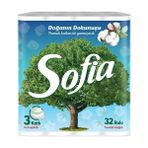 3 Adet Sofia Tuvalet Kağıdı 32'Li 3 Katlı