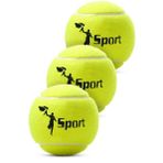 3 Adet Tenis Topu Başlangıç Seviye Eğitim Antrenman Amatör Maç Topu Tennis Ball