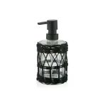 3 Adet The Mia Rattan Cam Sıvı Sabunluk Siyah 330 Cc