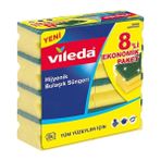 3 Adet Vileda Sünger 8'li Oluklu Paket