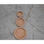 3 Adet Yuvarlak Çerçeve 10 cm 15 cm ve 20 cm Çapında (18 mm Ham Mdf Den)