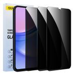 【3 adet】Samsung Galaxy A15 5G için görüş koruma folyosu, gizlilik zırhlı koruma camı, gözetleme önleyici folyo, anti spy koruyucu cam