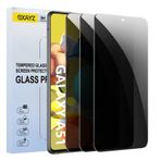 【3 adet】Samsung Galaxy A51 5G için görüş koruma folyosu, gizlilik zırhlı koruma camı, gözetleme önleyici folyo, anti spy koruyucu cam