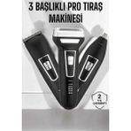 3 Başlıklı Profesyonel Tıraş Makinesi ( Lisinya )