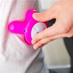 3 Başlıklı Titreşimli USB Şarjlı Mini El Masaj Aleti - Ahşap