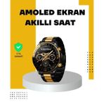 3 Bileklikli Amoled Akıllı Saat Bluetooth Çağrı ve Sağlık Takipli
