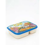 3 Bölmeli Beslenme Kutusu, Okul Beslenme Kabı, Kreş Çocuk Yemek Kabı, Çocuk Lunch Box, Sızdırmaz Beslenme Kabı, Taşınabilir Lunch Box, 8 Islak Mendil, 9 Kağıt Peçete (Mavi)