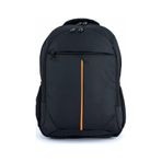3 Bölmeli Okul Sırt Çantası (Laptop Bölmeli) Siyah-Turuncu 2121