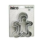 3 Boy Metal Silikon Kenar Kılıflı Kurabiye Kalıp Seti 8 X 5.5Cm - 9.5 X 8Cm - 13.5 X 11Cm (5365)