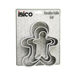 3 Boy Metal Silikon Kenar Kılıflı Kurabiye Kalıp Seti 8 X 5.5Cm - 9.5 X 8Cm - 13.5 X 11Cm