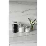 3 Boy Vakumlu Metal Kapaklı Cam Kavanoz Seti 1130 ml / 900 ml / 635 ml - Şeffaf - Natürel - 3 Adet - Hacim