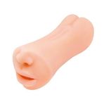3 Boyutlu Çift Taraflı Suni Oral & Vajinal Mastürbatör - Gemini - BDM9215