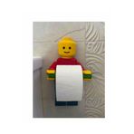 3 boyutlu dükkan Lego Tuvalet Kağıdı Tutucu Stand Banyo Standı