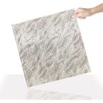 3 Boyutlu Duvar Paneli Kabartmalı Salon Desen Pvc 41X41 Cm/ 6 Adet /1 M² Mermer - Gri - 41 x 41